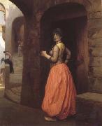 Jean Leon Gerome Femme du Caire (mk32) oil